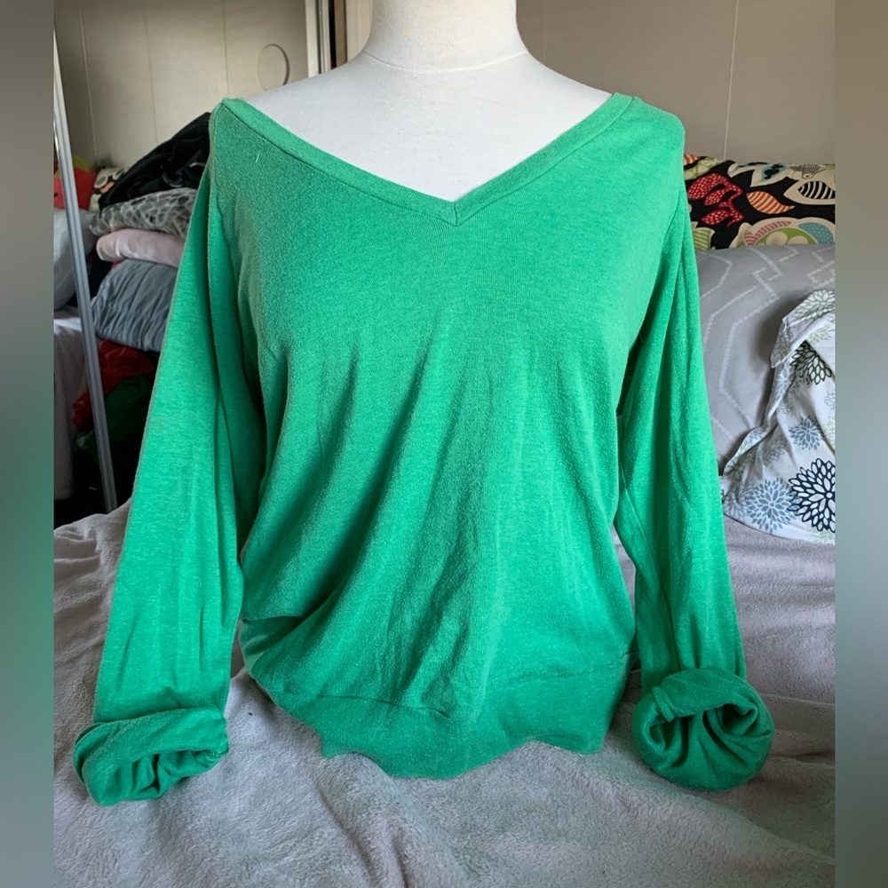 Green TNA Off The Shoulder Top